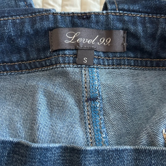 Level 99 Women’s Denim Overalls with Adjustable Straps - Picture 3 of 8